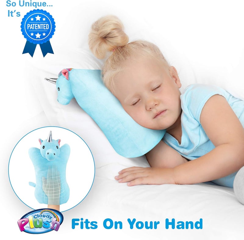 Cloudz Plush On Hand Kids Travel Pillow Pal - Unicorn - Image 5